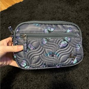 Lug NWOT Super Coupe Crossbody Purse in Butterfly Grey